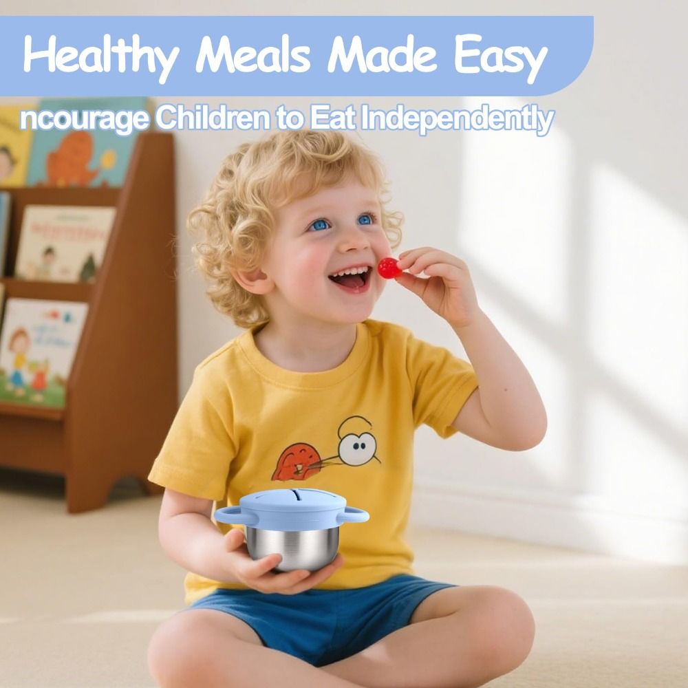 Snack Cup Toddler - Çıkarılabilir Bebek Atıştırmalık Kapları Gıda Sınıfı
