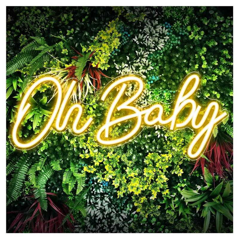 Baby Food Restaurant - Oh Bebek Neon Tabelaları Duvar Dekoru